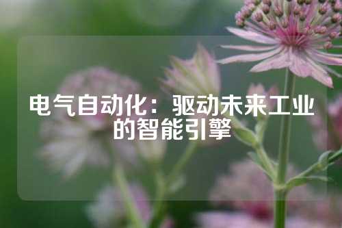 电气自动化：驱动未来工业的智能引擎