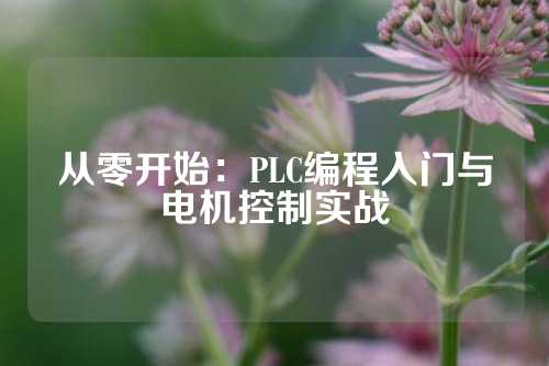 从零开始：PLC编程入门与电机控制实战