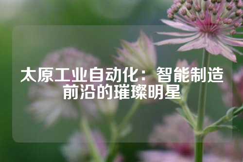 太原工业自动化：智能制造前沿的璀璨明星