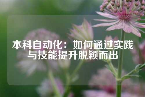 本科自动化：如何通过实践与技能提升脱颖而出